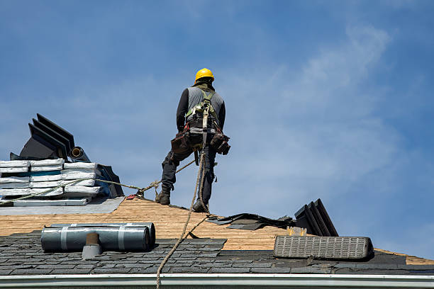 Professional Metal Roofing technician working in Palm City, FL